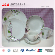 Vajilla de porcelana de cerámica vendedora caliente al por mayor de la porcelana de la placa de cena de la venta por mayor de China